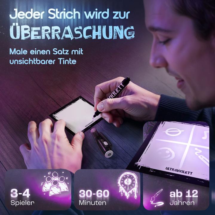 Actual product image Kampfhummel Ultraviolett - Das abgefahrene Zeichenspiel (German)