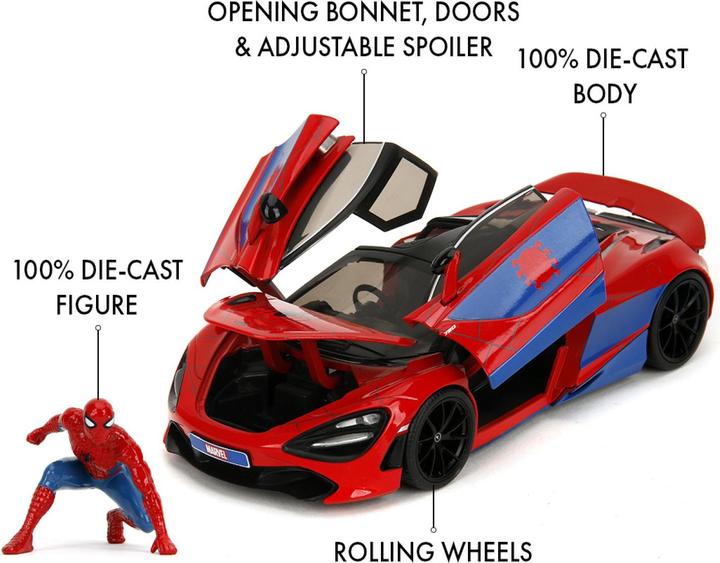 Produktbild Jada Marvel Spider-Man McLaren 720S 1:24