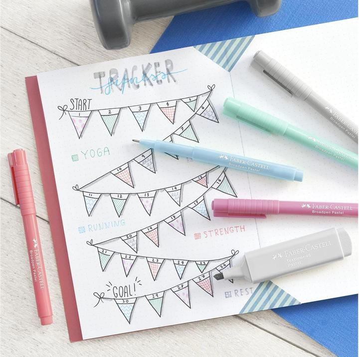 Actual product image Faber-Castell Fineliner Broadpen 1554 (Blue, 1 x)