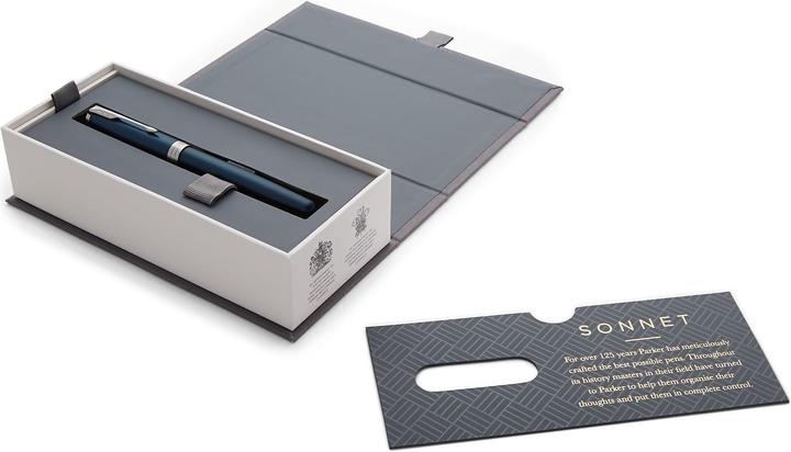 Immagine prodotto Parker Pen Sonetto (Argento, Azzurro, 1 x)