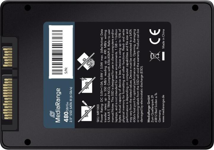 Produktbild MediaRange MR1003 (480 GB, 2.5")