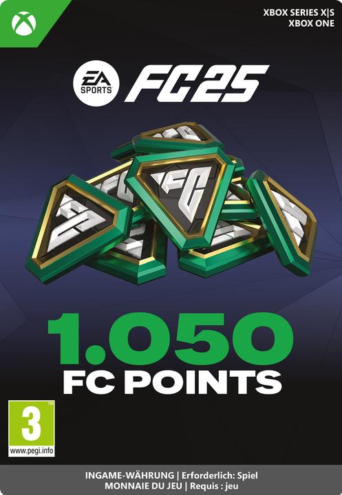Image du produit Microsoft Xbox EA SPORTS FC 25 - FC POINTS 1050 Code de téléchargement