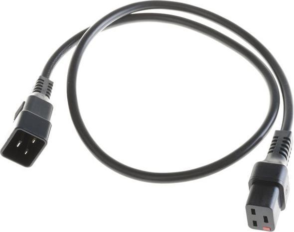 Produktbild Iec Lock 230V connection cable C19 lockable - C20 black 3.00 m (3 m)