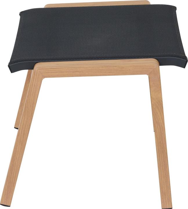 Produktbild Siena Garden Dining Hocker Catania Alu, teaklook, Textilbezug