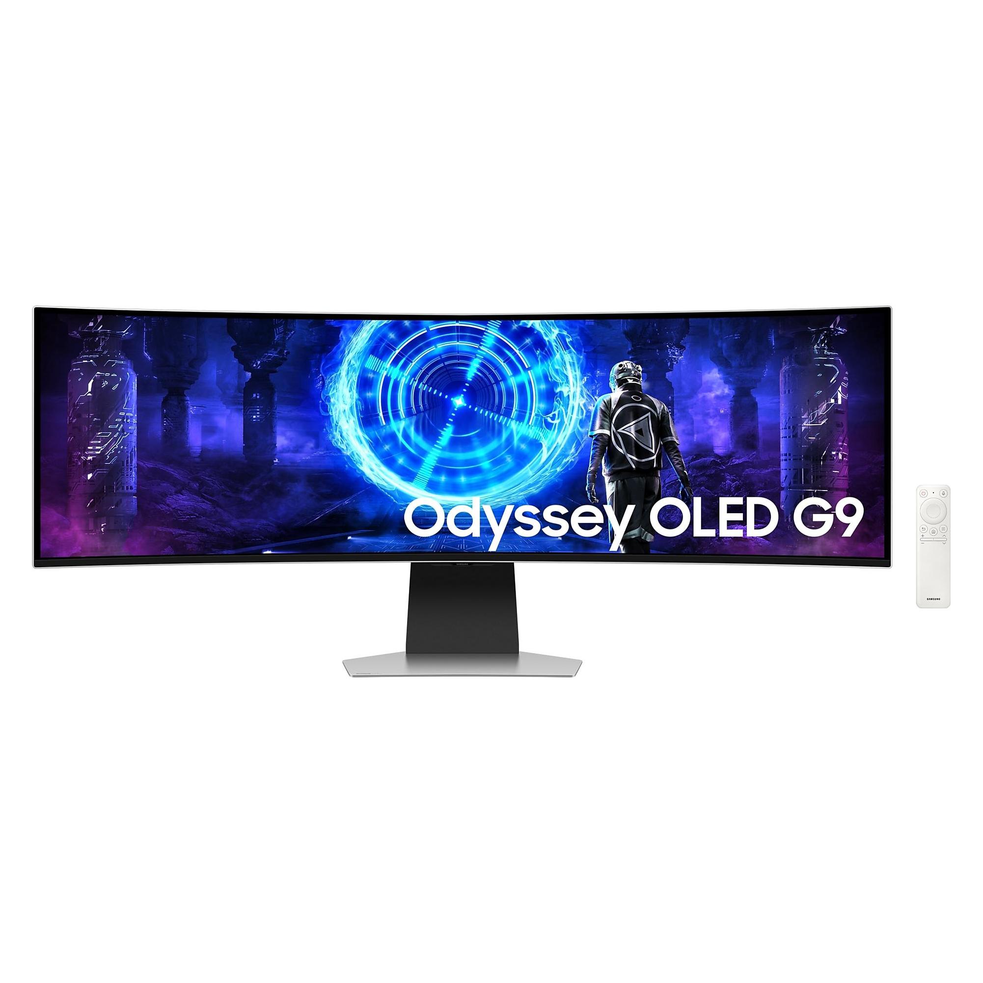 Samsung Odyssey OLED G9 - G95SD (5120 x 1440 Pixel, 49"), Monitor, Silber