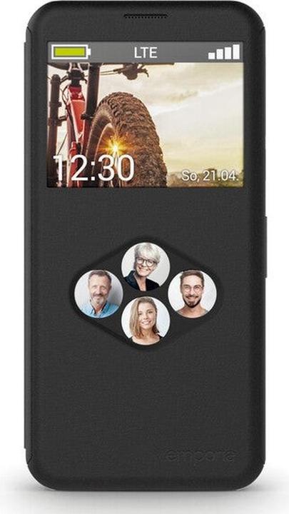 Emporia Book-Cover Smart schwarz (Emporia Smart 5)