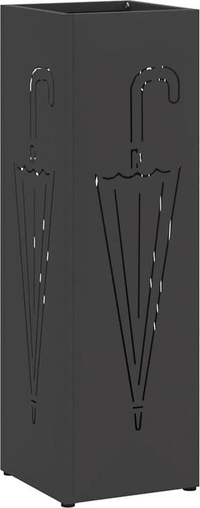 Image du produit vidaXL Porte-parapluies Noir Métal Standard Inserts décoratifs