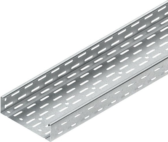 Produktbild Niedax NIE RLC60.300 Kabelrinne 60x300x3000mm T1,0mm gel.bandverz.