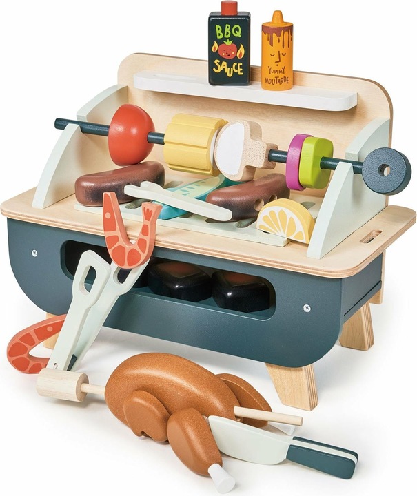 Productafbeelding Tender Leaf Toys Houten barbecue speelset