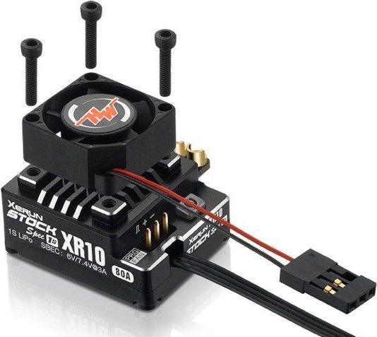 Produktbild Hobbywing Xerun XR10 Stock Spec1s 80A BEC 3A 1s LiPo
