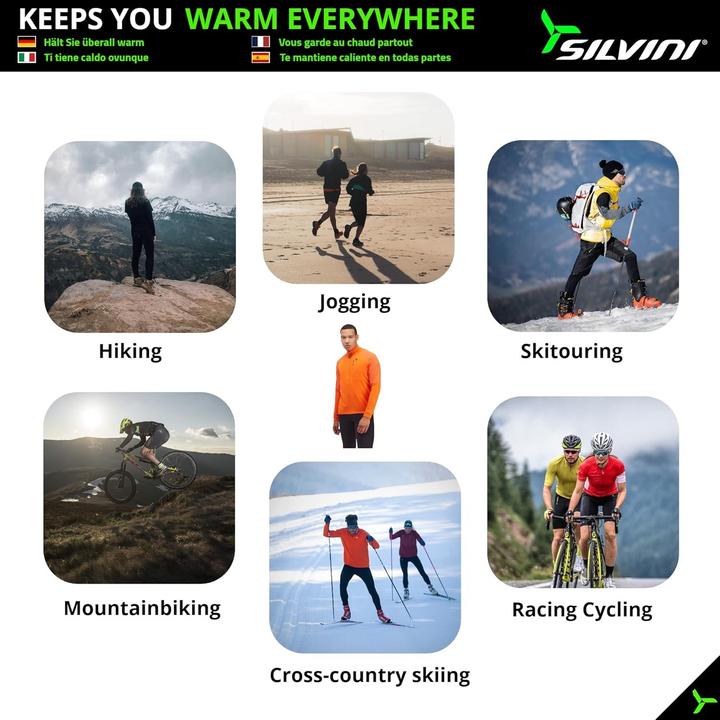 Produktbild Silvini Männer Männer Sweatshirt Marone MJ1900 (M)