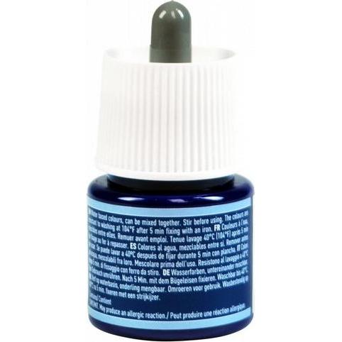 Pebeo, Künstlerfarbe + Bastelfarbe, Setasilk (Gitane Blau, 45 ml)