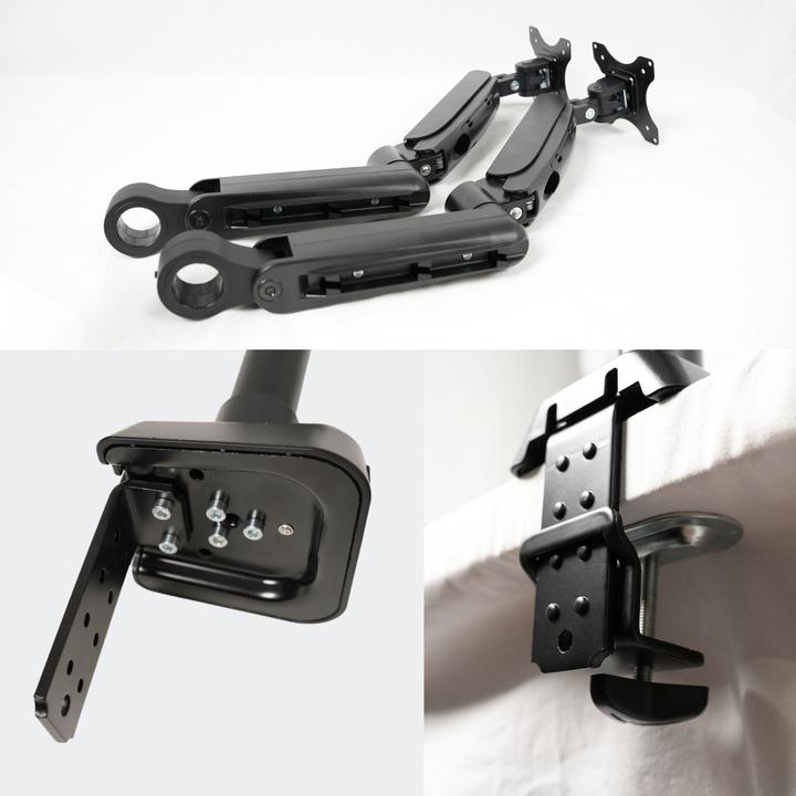 Actual product image Hermex Monitor arm 2 monitors (Table, 32")