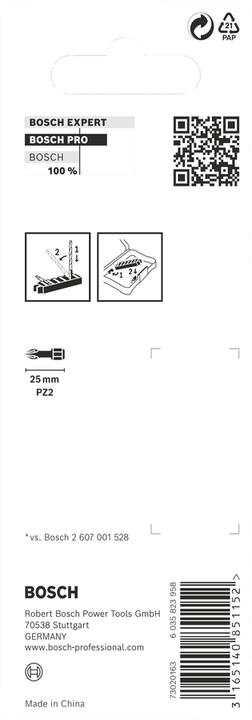 Productafbeelding Bosch Professional Zubehör Bit inlay impact controle (Kruis Pozidriv PZ)