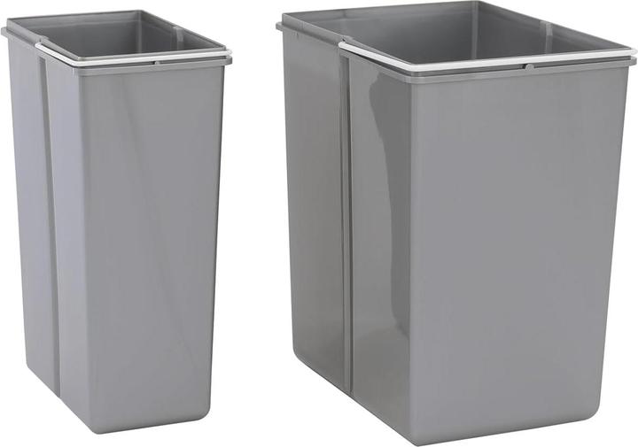 Actual product image Svita Einbaumülleimer EMCombo30 (2 Fächer, 10L + 20L) ausziehbar (30 l)