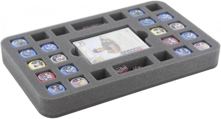 Actual product image Feldherr MAX35BO - MAXI bag for Star Wars Destiny - 12 decks and 288 dice (Foam material)