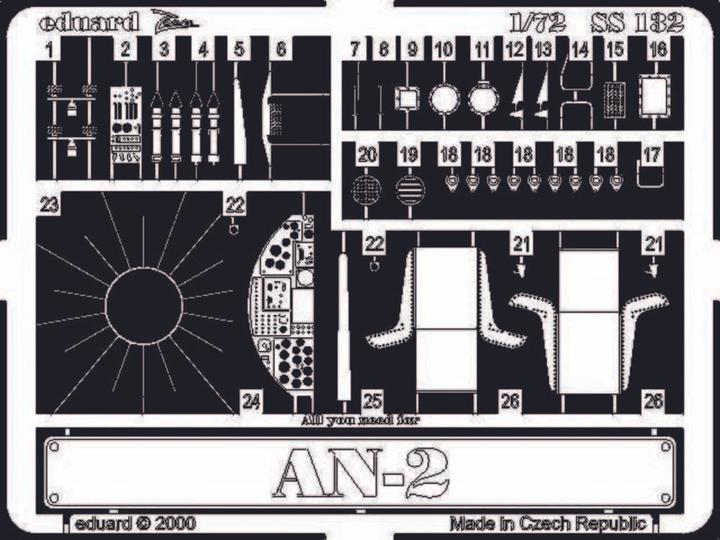 Actual product image Eduard Antonov An-2