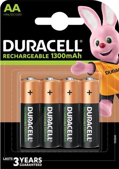 Productafbeelding Duracell Herladen Plus (4 Pcs., AA, 1300 mAh)