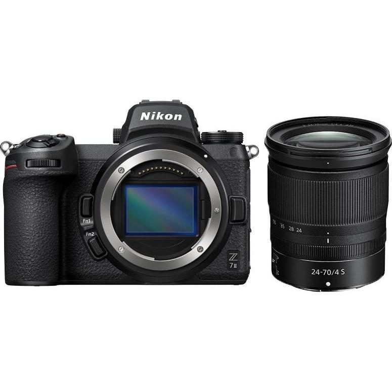 Nikon Z7 II Kit (24 - 70 mm, 45.70 Mpx, Vollformat), Kamera, Schwarz