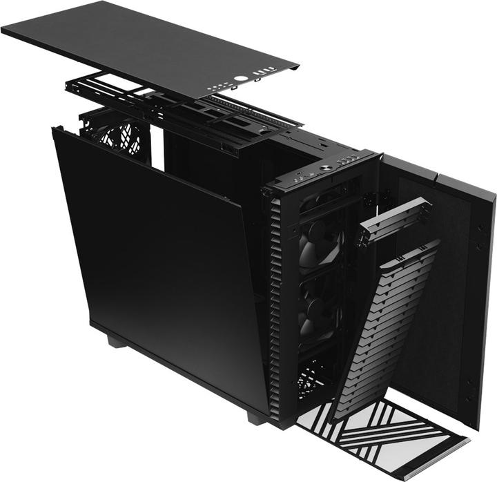Image du produit Fractal Define 7 Black Solid (ATX, mATX, Mini-ITX, E-ATX)