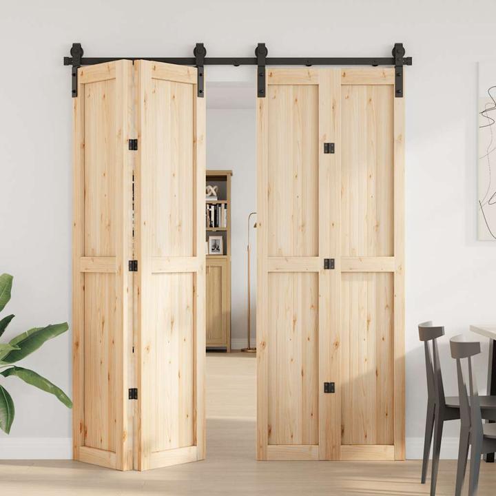 Image du produit vidaXL Schiebetür-Beschlagsatz