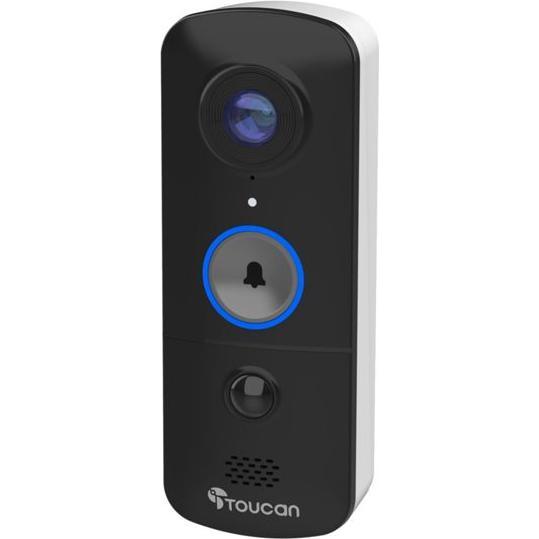 Toucan, Campanello + Citofono, Wireless Video Doorbell with Chime V3 (Senza fili, WiFi)