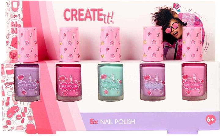 Canenco CREATE it! - Nagellack 5er Set - Pastellfarben