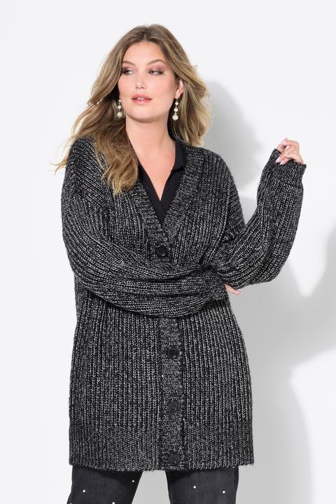 Produktbild Miamoda Strickjacke mit Glitzergarn, Loose Fit (56)