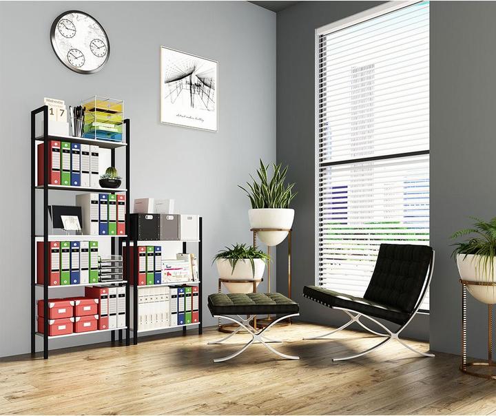 Immagine prodotto VCM Metall Stand Regal Bücher Flakos 3fach (100 x 56 x 24 cm)