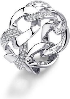 Produktbild Rosato Distinctive silver ring with zircons Eva RZEV38 - Circuit: 54 mm (54)