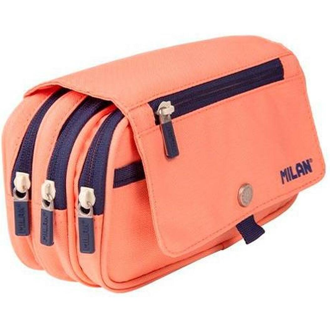 Teka, Etui, Schulmäppchen Milan Serie1918 Rosa 13 x 24 x 10 cm