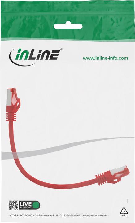 Immagine prodotto InLine Cavo patch (S/FTP, CAT6, 0.25 m)
