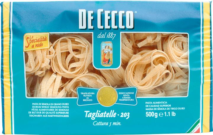 Immagine prodotto De Cecco TAGLIATELLE N. 203 (500 g)