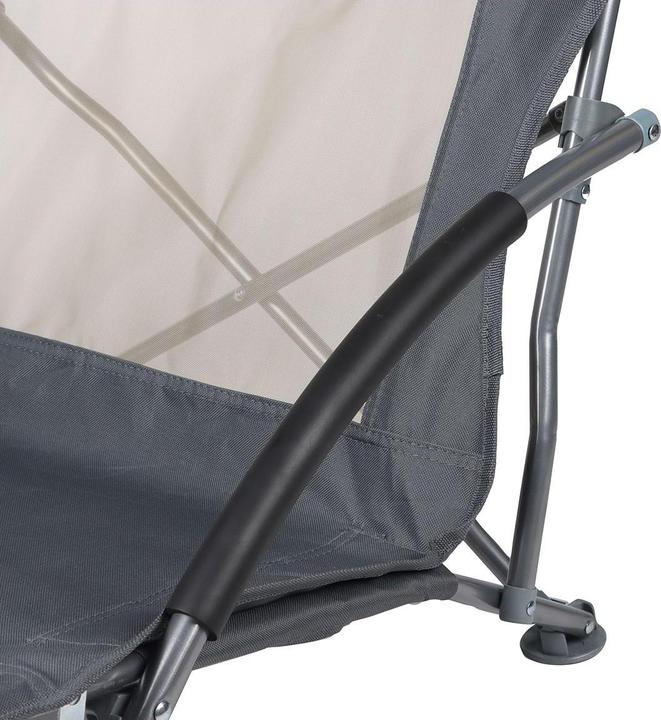 Actual product image Royokamp TOURIST AND BEACH CHAIR WITH ARMS 55x58x64CM CLAPPABLE GREY