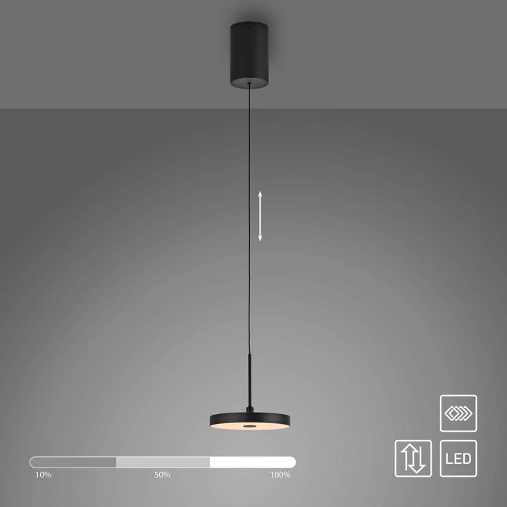 Produktbild Just Light LED Pendellampe Plata dimmbar über Wandschalter höhenverstellabr (790 lm)