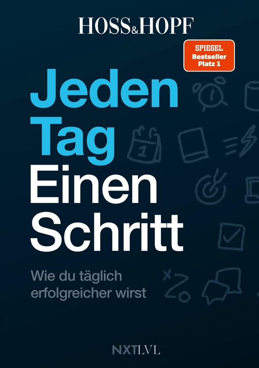 Actual product image Next Level Jeden Tag einen Schritt (German, Kiarash Hossainpour, Philip Hopf, 2024)