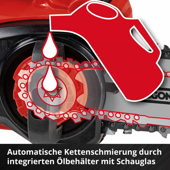 Image du produit Einhell Tronçonneuse à chaîne sans fil FORTEXXA 18/20 TH Solo (Tronçonneuse à batterie)