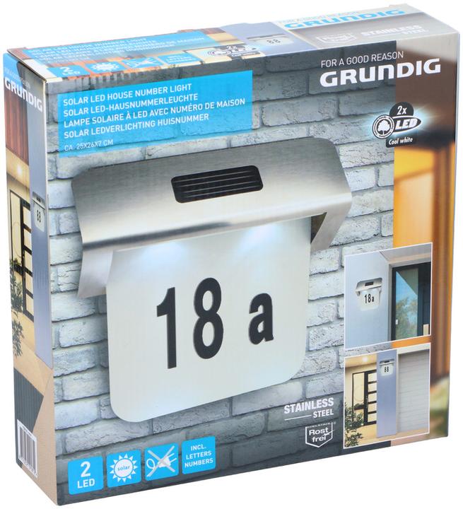 Produktbild Grundig Solar-LED Hausnummerleuchte