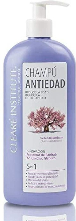Actual product image Clearé Institute Cleara c Institute Cleare Shampoo Anti Age 400ml (400 ml, Liquid shampoo)