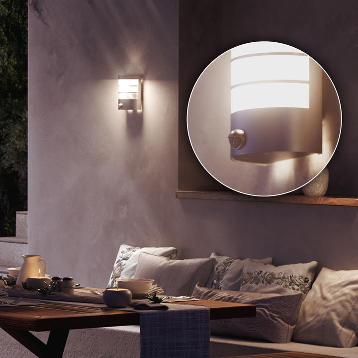 Produktbild Philips Lighting Calgary 929004668801 Aussenwandleuchte E27 Anthrazit (E27, IP44)