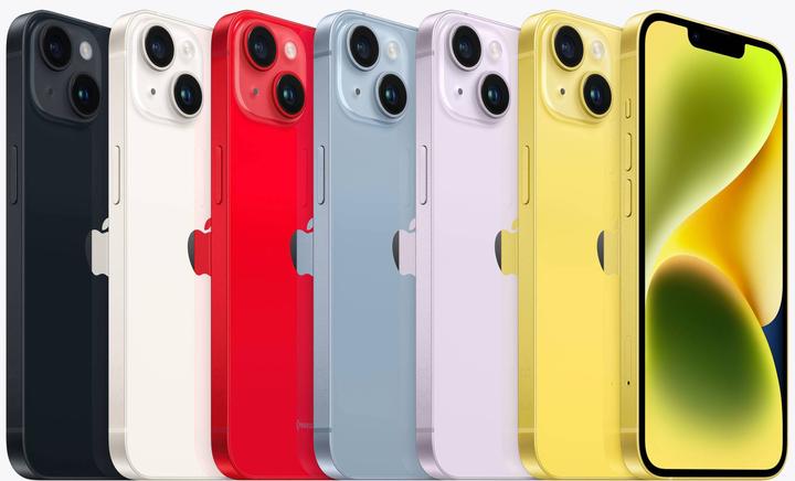 Actual product image Apple iPhone 14 Plus (128 GB, Purple, 6.70", SIM + eSIM, 12 Mpx, 5G)
