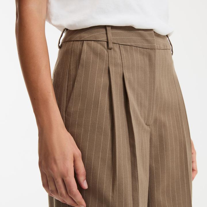 Actual product image La Redoute Collections Gestreifte Loose-Fit-Hose (36)