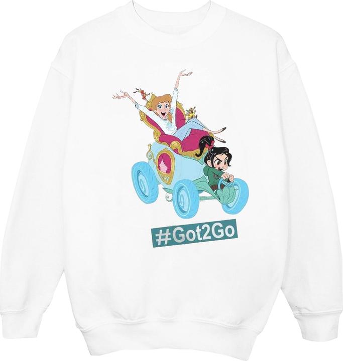 Image du produit Disney - Sweat WRECK IT RALPH CINDERELLA AND VANELLOPE - Fille (128)