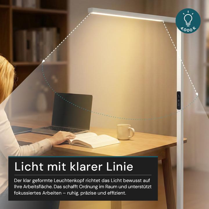 Produktbild Luxula LED-Büro-Stehleuchte - Slim Line