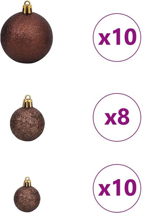 Image du produit vidaXL Weihnachtsbaum Dekoration (150 cm)