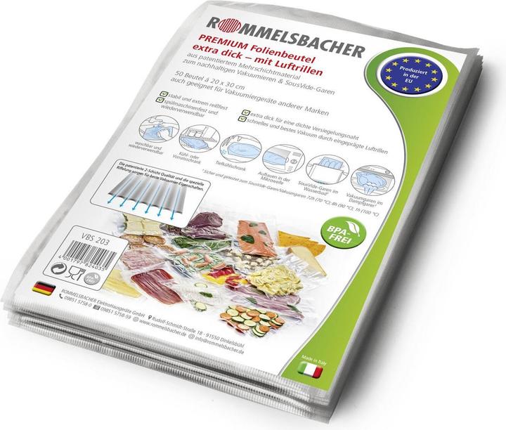 Actual product image Rommelsbacher Vacuum pouches (50 x)