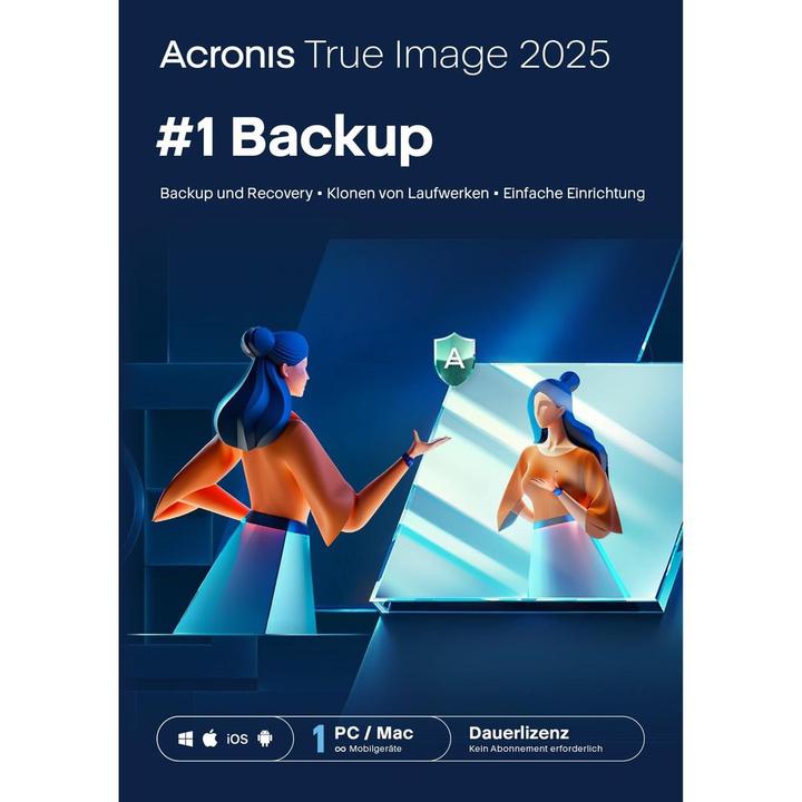 Immagine prodotto Acronis True Image ESD, Perpetuo, 1 PC, Famiglia di prodotti: True (1 Utente, Senza limiti)