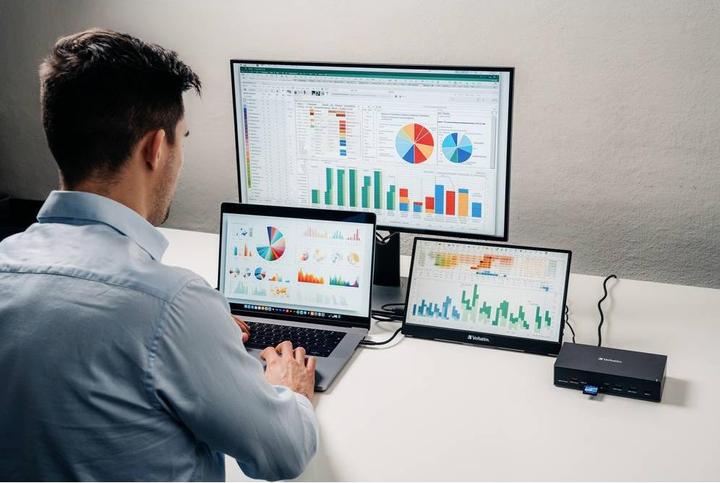 Produktbild Verbatim USB-C Pro Docking Station 17 Port CDS-17 (USB-C, 17 Ports)
