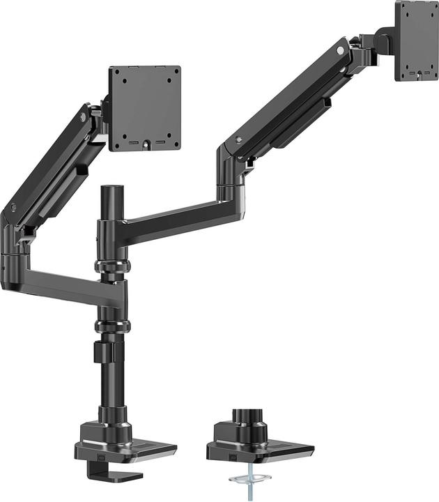 Actual product image Wiltec Dual monitor mount desk up to 20kg Monitor mount VESA