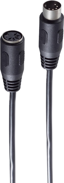 Produktbild Shiverpeaks ®-BASIC-S--Diodenkabel-DIN Verlängerung-Diodenstecker 5-pol. auf Diodenbuchse 5-pol. 2,5m (2.50 m)
